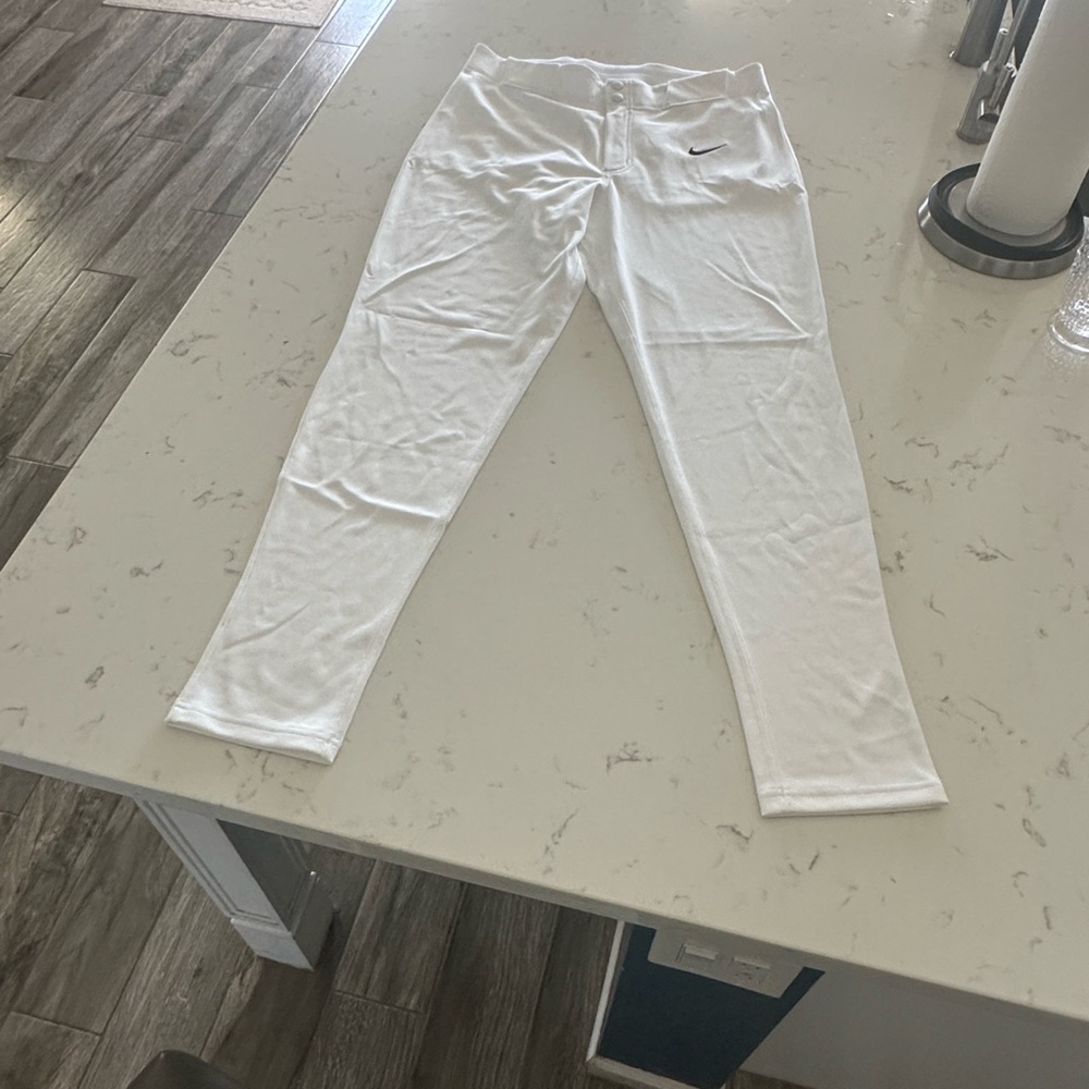 Nike White baseball pants men’s size medium